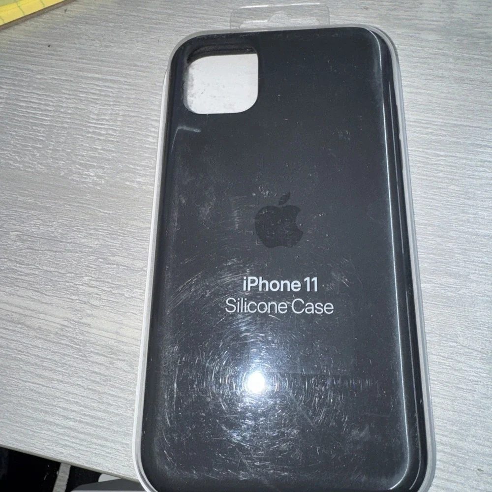 Apple oem Silicone Slim Cover Case For iPhone 11 Pro - Black